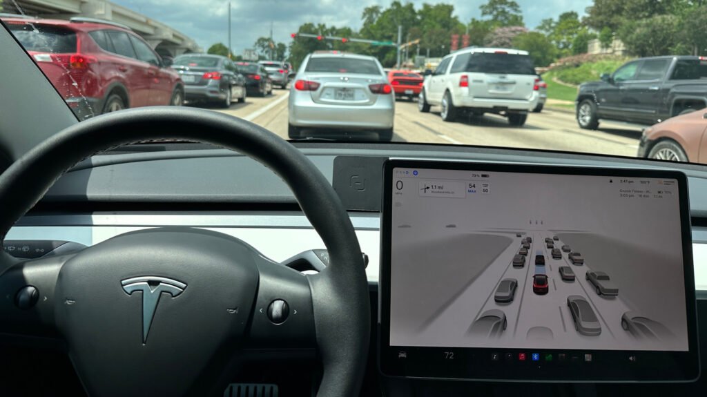 Tesla Self Driving Trip